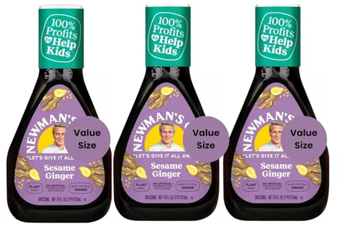 Sesame Ginger Salad Dressing (3 PACK Bottles) 16 oz