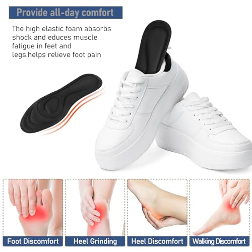 WLLHYF 2 pares de plantillas de espuma memory para calzado miniatura 5