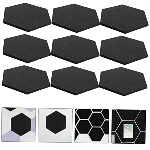 Kisangel 12Pcs Paneles Acústicos Adhesivos Hexagonales para Reducción de Ruido y Protección de Pared en Decoración para Oficina y Hogar miniatura 5