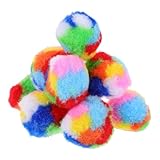 Jouets pour chatons d'intérieur - cette balle en peluche aux couleurs vives peut aider à stimuler la curiosité du chat et à garder les chats excités, jouets interactifs pour chatons