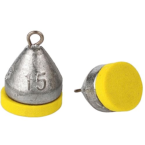 Generico Sonda Pesca Bolognese Roubaisienne Piombo con Foam Misura Fondo Kit 2 Pezzi (Kit 2 Pezzi GR. 20)