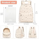 BTOOP Mini Backpack Women Girls Water-resistant Small Backpack Purse Shoulder Bag for Womens Adult Kids School Travel - Image 4