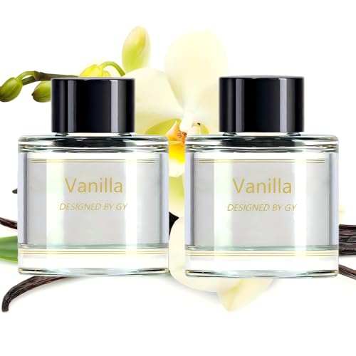 Image of Smart Car Air Freshener Perfume Refill, 3.38 fl oz (100ml), lasts 4-12 months, safe for pregnant women and babies (Vanilla,2-Pack)
