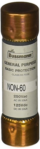 fusibles de 60 amperes marca Bussmann