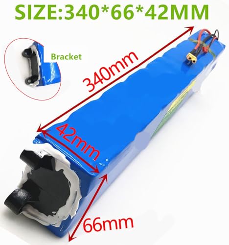 36V 10Ah Ebike Battery Lithium Battery Pack, 36V Lithium Ion Scooter Battery with 42v2A Charger, with BMS Protection Board for 200W 300W 500W 750W Electric Bicycles Motor 36V 10Ah,XT30