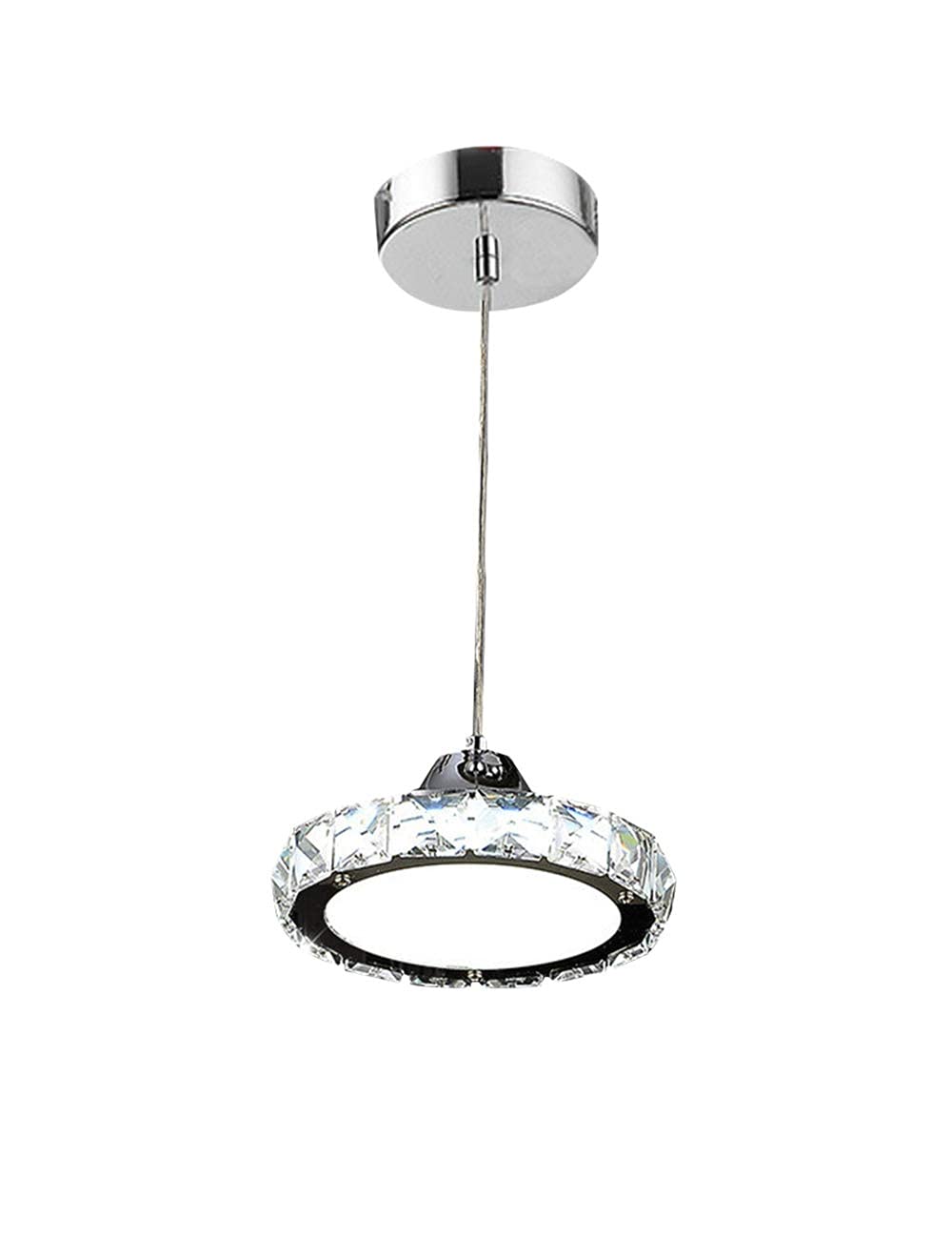 Lustre led crystal durable haut de gamme plafonnier rond moderne