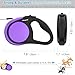 Double Retractable Dog Leash for Two Dogs Up to 50 lbs Per - 16 ft Coupler Dog Leashes for Small Medium - One Locked System, Non Slip Grip, Tangle Free