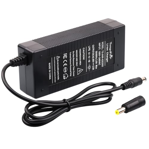 36V Charger 42V 44V Charger for 7.5Ah 10S Lithium Battery 36V S2 EB8 EB7 EB5 (DC 5.5)