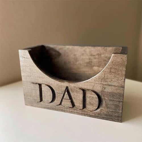 Wooden Hat Stand Hat Organiser Dad Hat Holder Box Baseball Cap Organizer Hat Storage Box Fathers Day Gifts for Daddy Gifts from Son Daughter Presents for Dad Baseball Cap Storage - Image 2