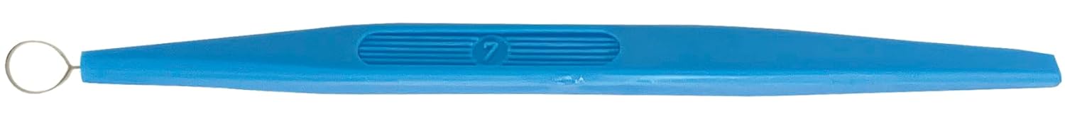 Disposable Dermal Curettes Ergonomically Stainless-Steel Precision Blade Safety Cap Superior Grip Weighted Colored Body (7.0 mm)