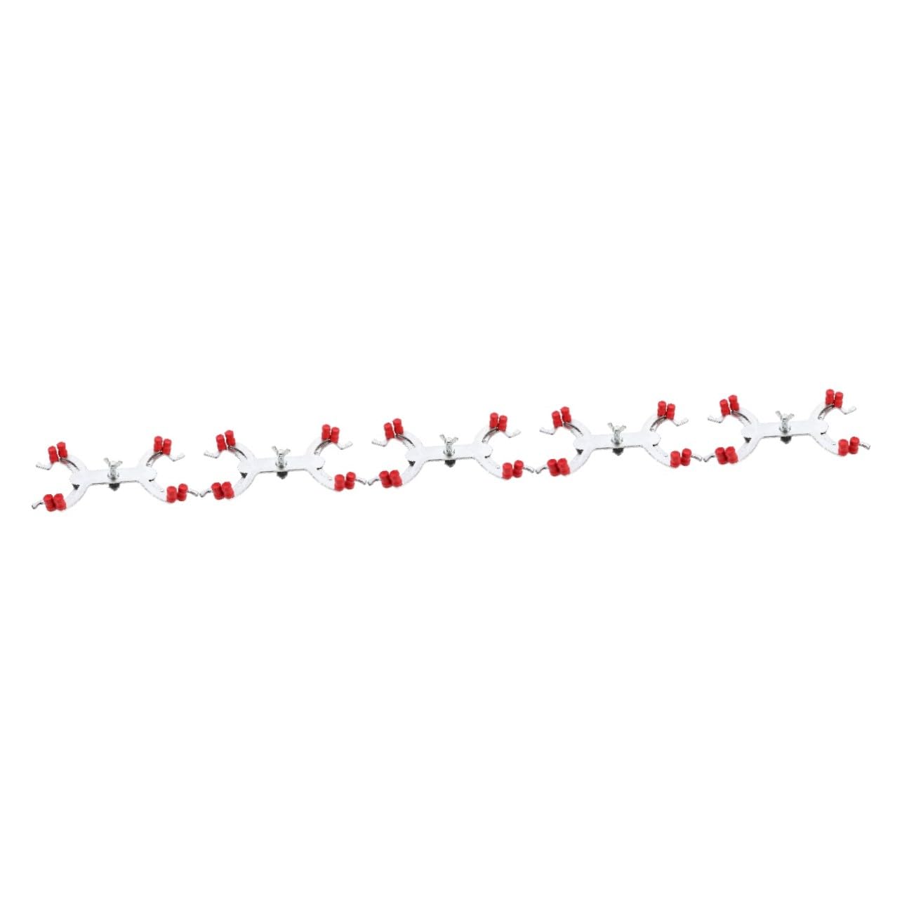 Cabilock 5 Pezzi Morsetto Buretta in Alluminio Resistente per Laboratorio Clip di Fissaggio per Tubi da Titolazione Supporto Compatibile per Esperimenti Scolastici e Scientifici