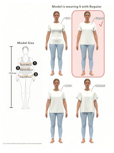 GORGLITTER Women's Oversized Graphic Tees Hip Hop Short Sleeve T Shirt Crewneck Summer Loose Tops4