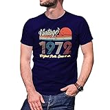 Photo Gallery b&s boutique vintage 49 year old gifts 1972 original parts fun edition 49th birthday t-shirt da uomo blu navy size 3xl Photo Gallery b&s boutique vintage 49 year old gifts 1972 original parts fun edition 49th birthday t-shirt da uomo blu navy size 3xl