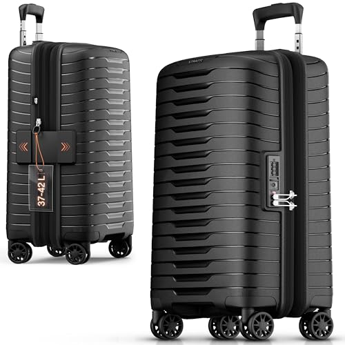 Stratic Novium SL Trolley Black valise de soute moyenne 4 roues voyage noir