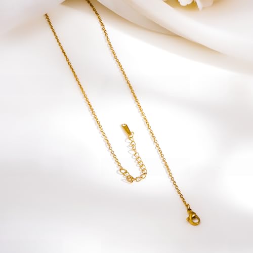 Image of Rubans Demi Fine Stainless Steel Pendant Chain Daily Gift for Women & Girls