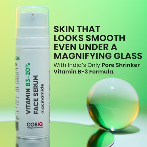 Cos-IQ 20% Niacinamide Face Serum For Clear Glowing Skin, Bright Skin, Reduces Dullness, Hydrates & Repairs Skin with Vit B3 & Hyaluronic Acid for Targets Acne Marks | For Women... - Image 2