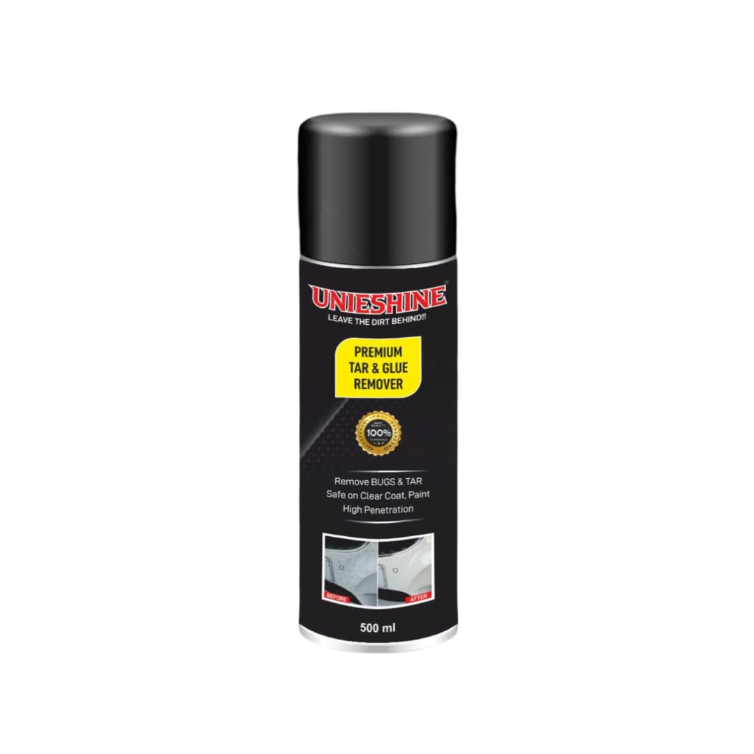 UNIESHINE Tar, Glue & Bug Remover Spray - 500ml | Powerful Adhesive, Grime & Stain Cleaner for Cars, Glass & Surfaces | Fast-Acting & Easy-to-Use Formula-image-21