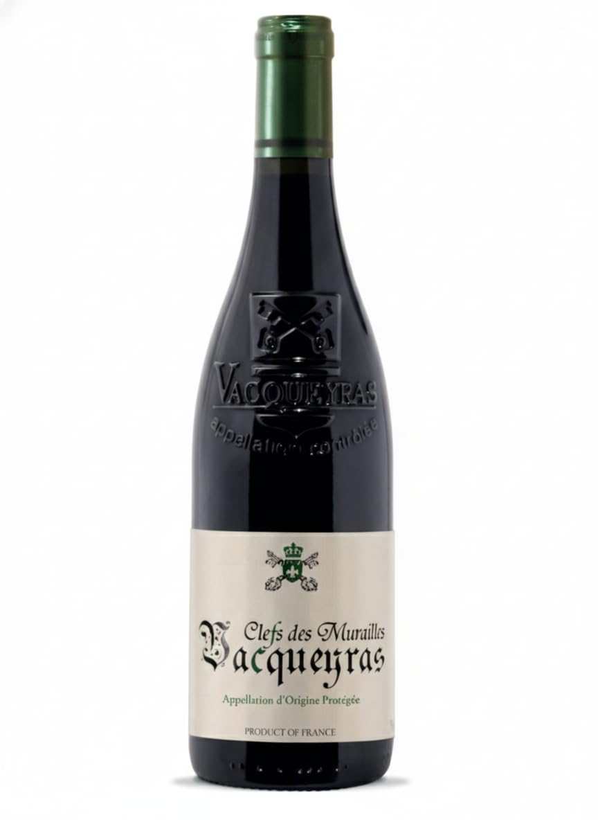 Clefs Des Murailles Vacqueyras Cote du Rhone French Red Wine - 75cl