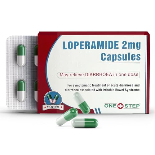 One Step Diarrhoea Relief 2mg Capsules Loperamide Hydrochloride 48 Caps