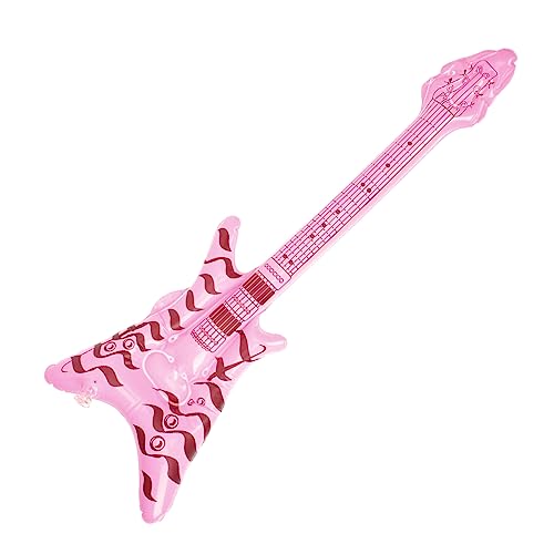 iplusmile Guitarra Inflable para Fiesta Musical Decoración Inflable 80S Material Seguro Diseño Realista...