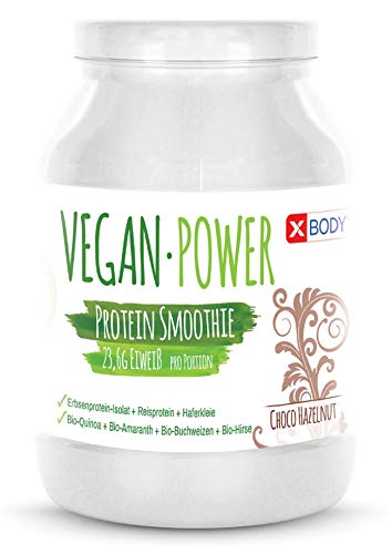 Preisvergleich Produktbild Vegan Power Protein-Smoothie Schoko-Haselnuss 750 g