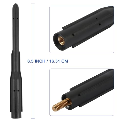 Image of BASIKER Short Antenna Compatible with Ford Bronco 2019-2026, Unique Design | Compatible with Ford Bronco Big Bend Wildtrak Outer Banks Badlands, 7 Inch Antenna with Screw, Car Radio Accessories