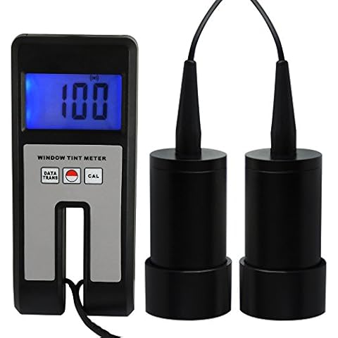Gain Express Digital Car Window Tint Meter Portable Solar Tester Meter Visual Light Transmission Tester Filmed Glass Tester UV IR Rejection Meter Spectrum Tester Cover
