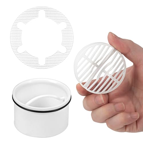 Juego de colador de Drenaje de Ducha + Tubo de Drenaje, 6960, 6961, 6962, 6963 Compatible con tuberías de Drenaje,Filtro desague Ducha,Filtro desague Fregadero,Filtro Ducha Pelo