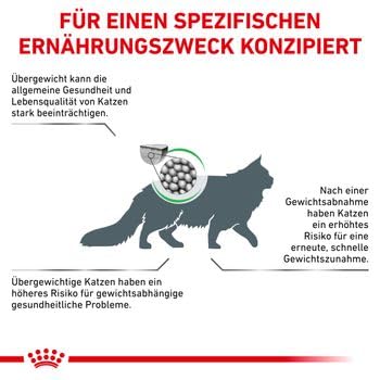 Satiety Weight Management Feline | Trockenfutter für Katzen | 2 x 400 g