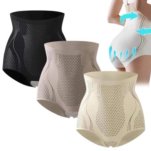 PelvicFlex culotte gainante taille haute femme sous-vêtement minceur pelvien m mix-4
