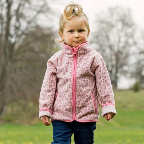 Playshoes Kinder Fleece Jacke, warme Kuscheljacke aus Fleece – Ansicht 2