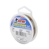 American Fishing Wire Surfstrand, Bare 1x7 Stainless Steel Leader Wire, 30 lb Test, 0.012' Diameter, Camo, 30 ft