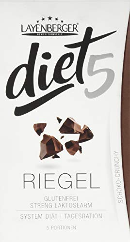 Preisvergleich Produktbild Layenberger diet5 Riegel Schoko-Crunchy, 5 Stück