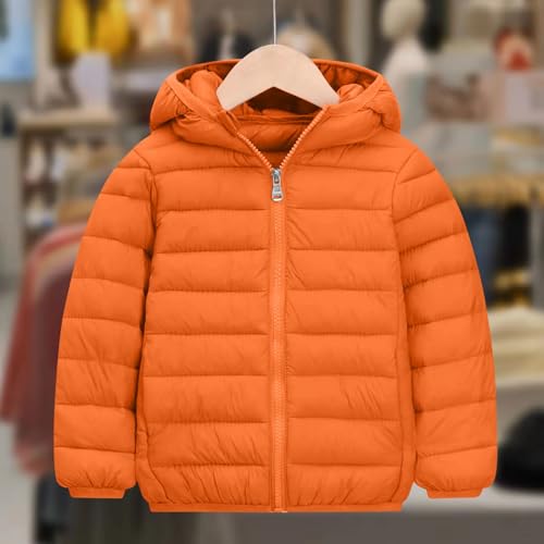 Boys Girls Winter Coats Lightweight Hooded Puffer Jacket Warm Down Coat Casaul Windproof Padded Jackets for 4-15Years2