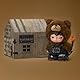 POP MART Hirono Living Wild-Fight for Joy Plush Doll Anime Actionfiguren Sammelfiguren Sammler Kunstspielzeug Spielzeug Figuren Geschenk 1PC