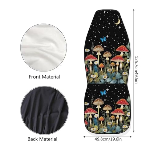 Funda para asiento de coche lavable que soluciona manchas con diseño de margaritas 4