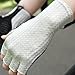 REElua 1pair Sun Protecting Half Finger Gloves Ice Silk Cycling Gloves Outdoor Mittens for Cycling Driving Active Lifestyle Outdoor Sun Protective
