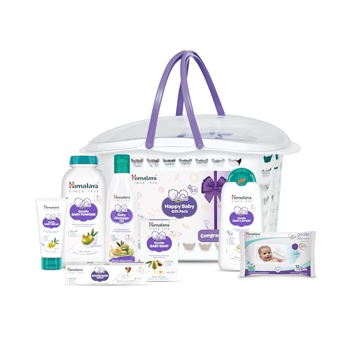 Image of Himalaya Baby Gift Pack Basket,Pack of 6 Set,White