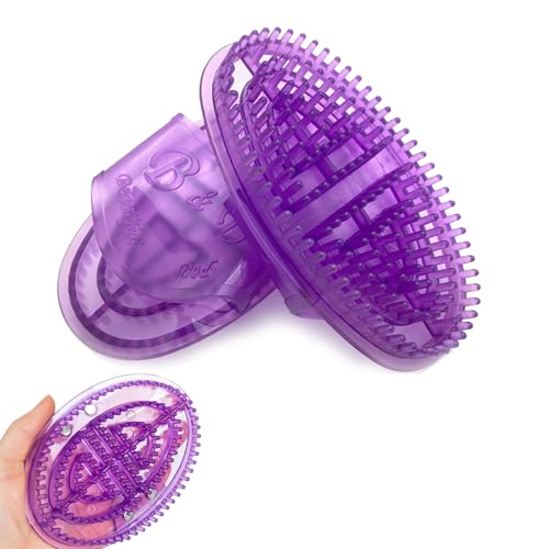 2 Pcs Meridian Massage Brush Gua Sha Brush Meridian Massage Brush for Belly Gua Sha & Meridian Brush Massage Body Set for Belly Back & Leg - Circulation Boost Physical Lymphatic Drainage