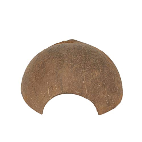 Balacoo 1Pc Tank Ornament Coconut Husk Shaped Decorative Beautiful Funny Tank Decoration Tank Ornament Tank Cave for Aquarium Fish Tank (Random Style)