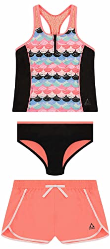 Gerry Girls 3-Piece Tankini & Shorts Swimsuit Set