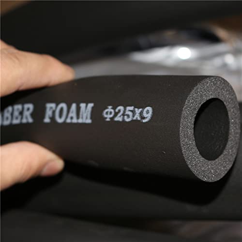 1.8M de longitud Diámetro interno Espesor PPR Tubo de aislamiento térmico B1 Espuma de esponja Tubo de goma Interior 6/13/16/20/25/32 / 43mm * 9mm-Interior 32mm, 9mm