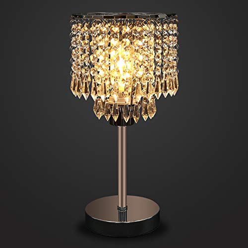 Crystal Table Lamp Kakanuo K9 Crystal Bedside Table Lamp E26 Elegant Decorative Nightstand Lamp For Bedroom Living Room Buy Online In Bermuda Kakanuo Products In Bermuda See Prices Reviews