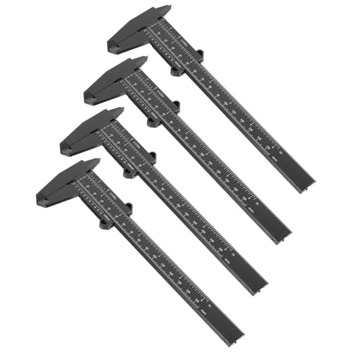 Calibrador Vernier de Plástico 15 cm 4 piezas miniatura 1