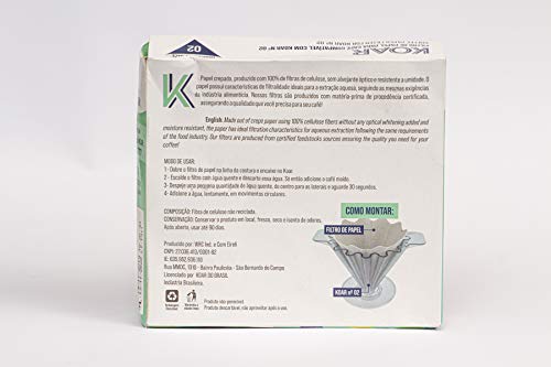 Filtro de Papel para Suporte Koar 50 Unidades