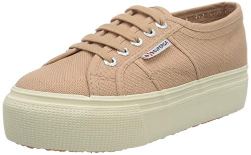 superga plateadas plataforma