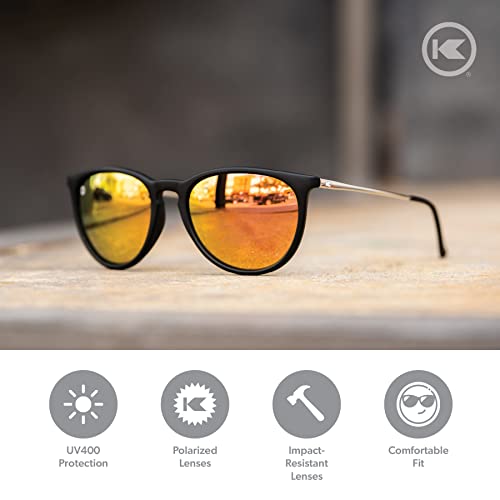 Image of Knockaround Round Trendy Polarized Sunglasses for Women - UV Protection