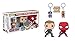 Price comparison product image Funko Pop 7604 - Captain America - Hawkeye - Spiderman - Iron Man - Marvel Bobble Head - Vinyl Collectors 3.75 Inch Figure