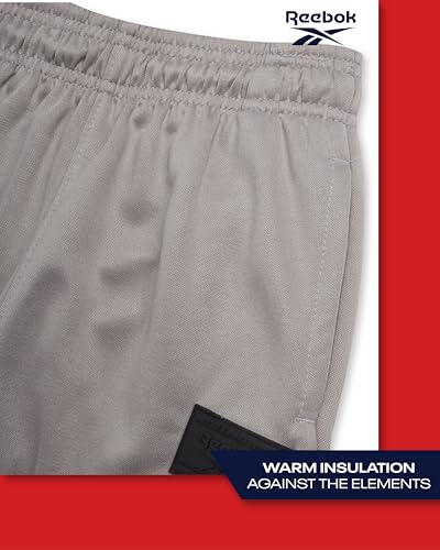 Reebok Boys Sweatpants - 2 Pack Performance Fleece Boys Joggers Athletic Pants with Pockets for Running & Workout (Size 8-14)4