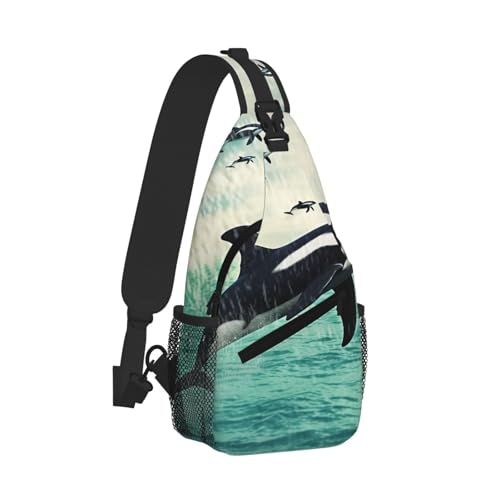 Morrales de pecho unisex estilo Sling ajustable miniatura 2